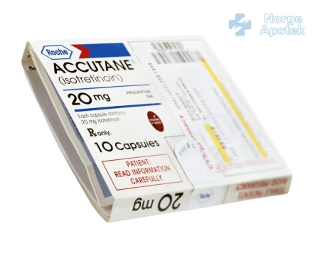Kjøp generisk Accutane i Norge - Isotretinoin Orifarm 20 mg kapsler 30 stk