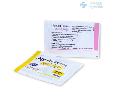 Kjøp Apcalis SX Oral Jelly i Norge - Tadalafil Gelé for Bedre Seksuell Prestasjon