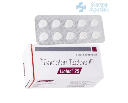 Muskelavslappende legemidler: Baclofen 10mg, 25mg Bruk, bivirkninger og dosering. Pris i nettapotek. Generis