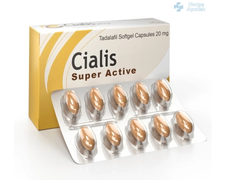 Kjøp Cialis Super Active (Tadalafil) 20 mg på nett uten resept i Norge