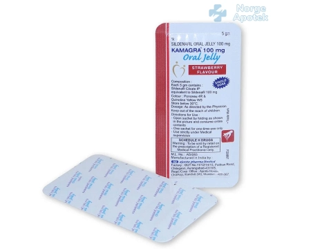 Kamagra Oral Jelly 100 mg tilgjengelig uten resept på nettap