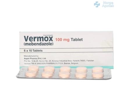 Kjøp Vermox Generisk 100 mg Tabletter i Norge uten r
