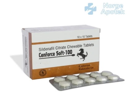 Kjøp Viagra Soft 100 mg online i Norge uten resept